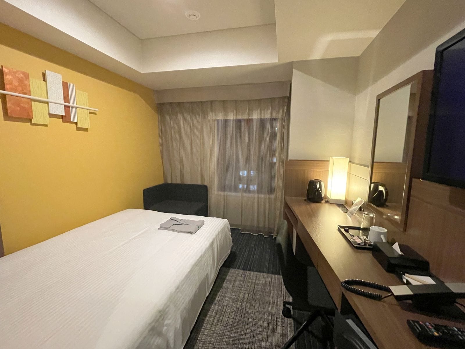 四条駅・烏丸駅に近い3つ星ホテル「イビススタイルズ 京都四条」の客室（画像は筆者撮影）