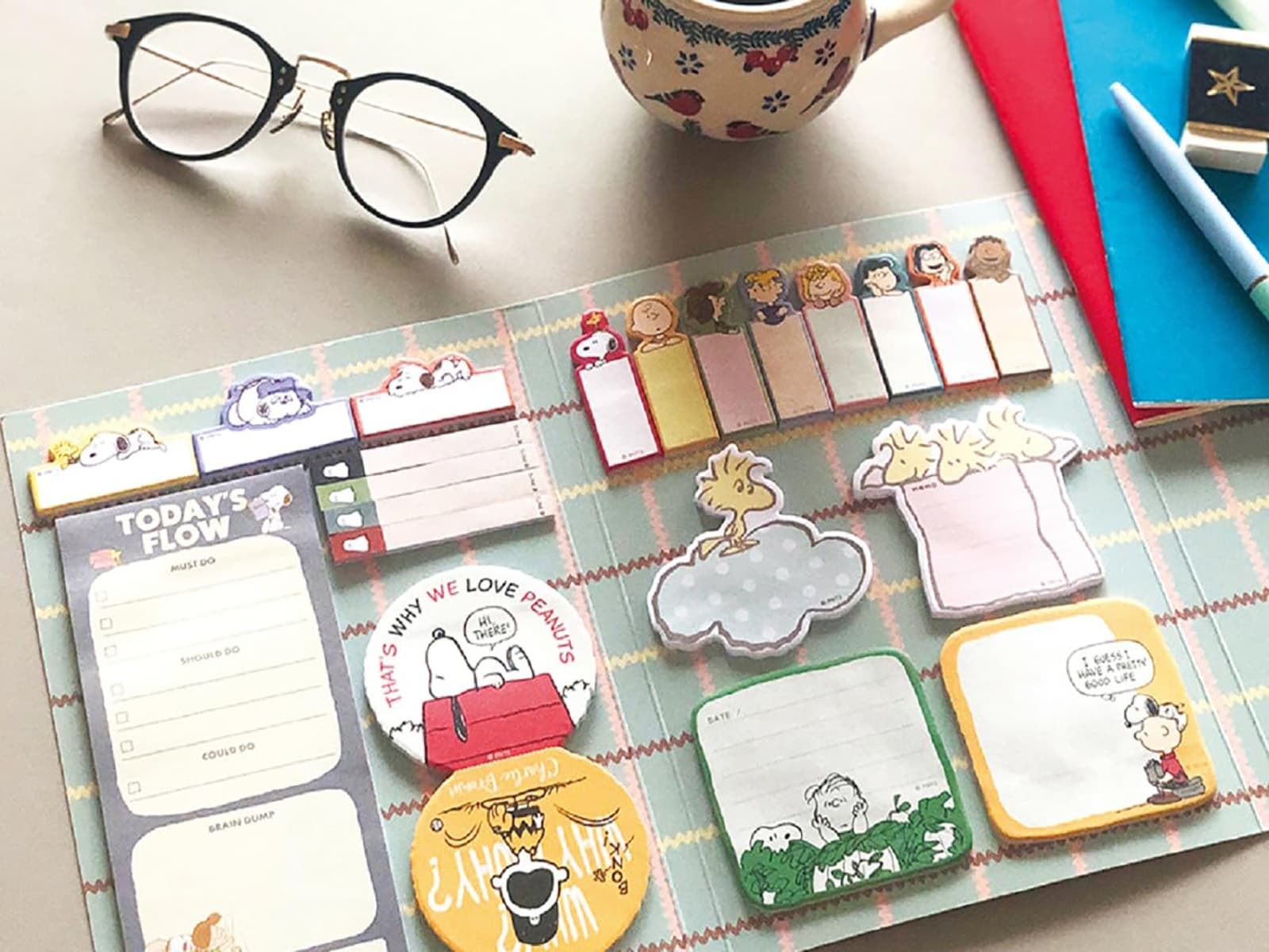 SNOOPY 超ボリューム！ ふせんセット BOOK
