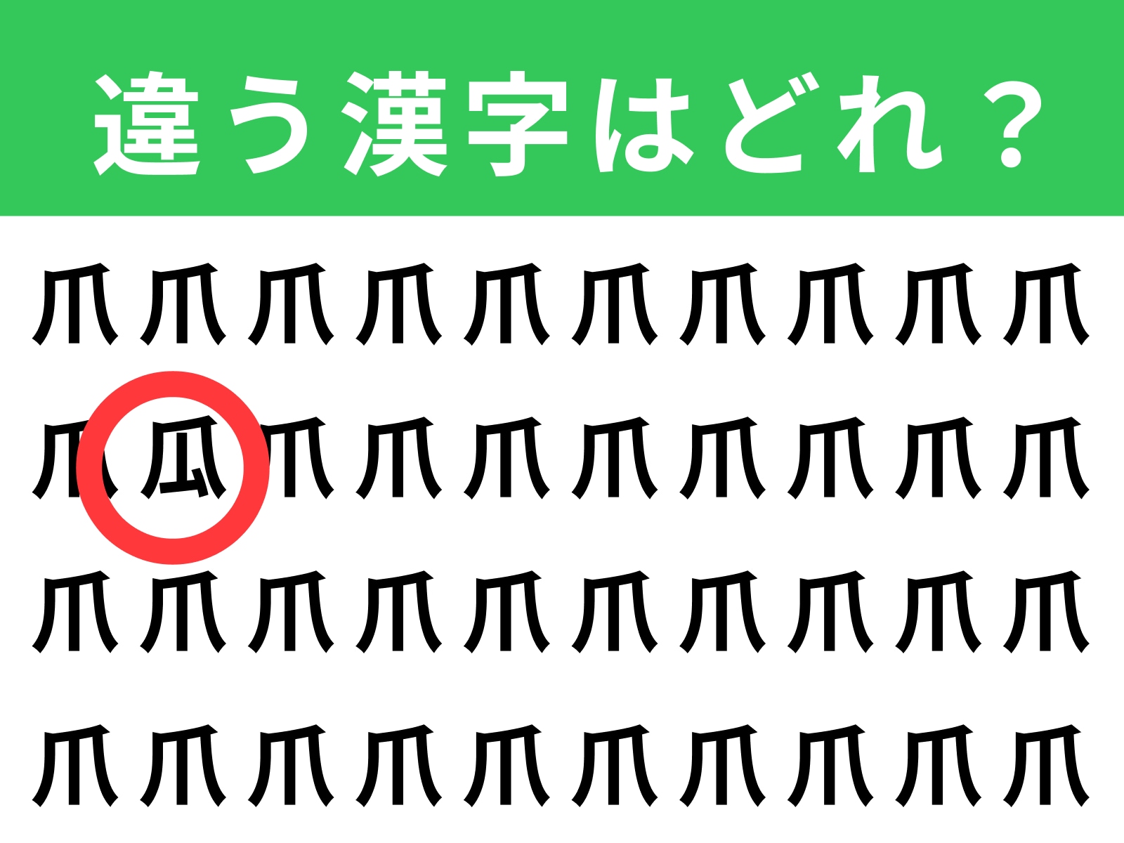 正解：瓜