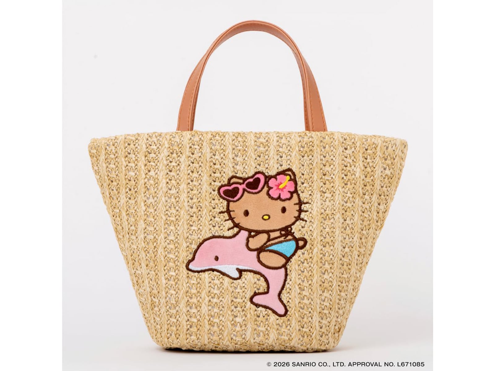 付録】日焼けしたハローキティがかわいい「HELLO KITTY かごバッグ」が