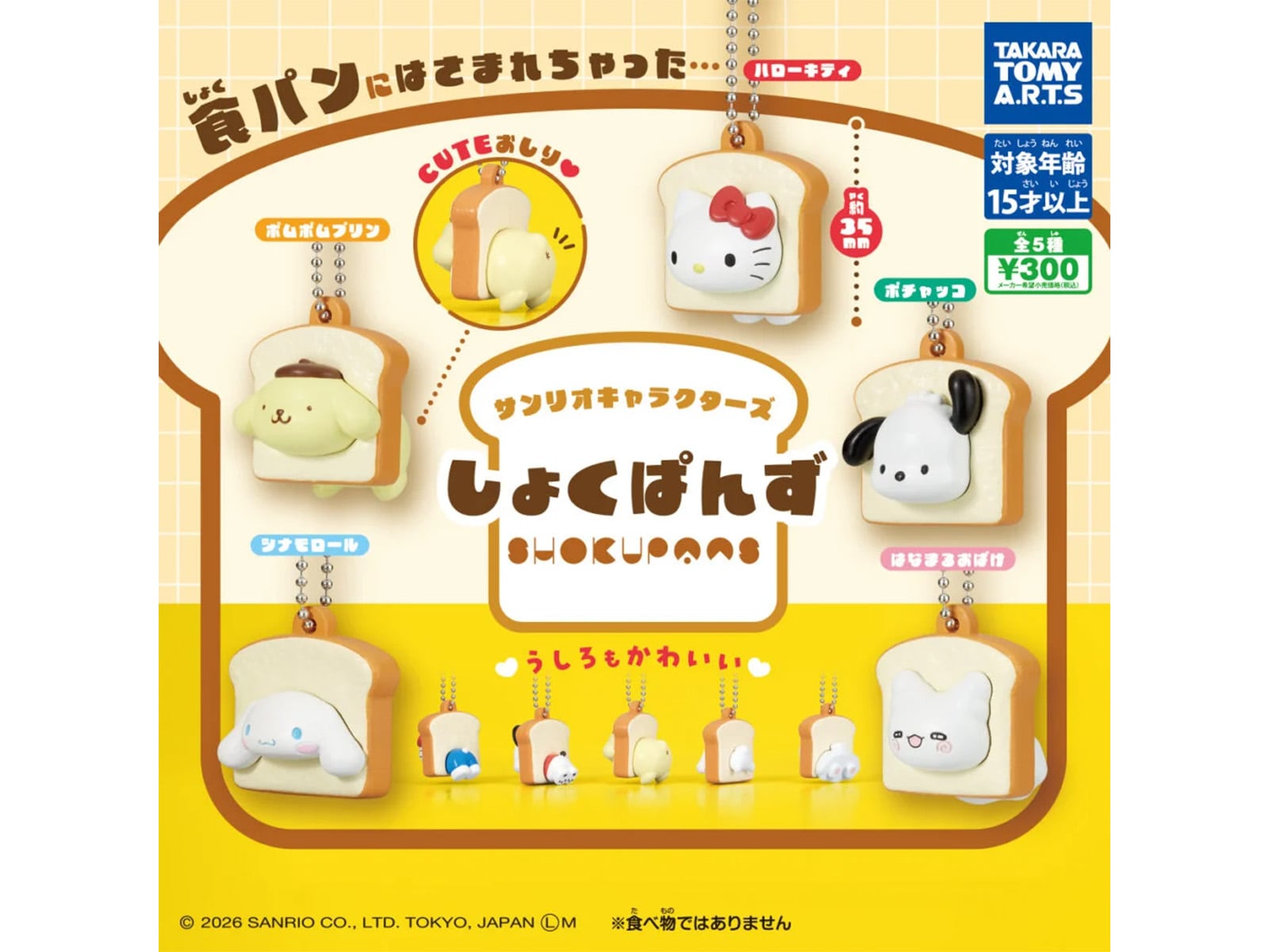 サンリオキャラクターズ しょくぱんず