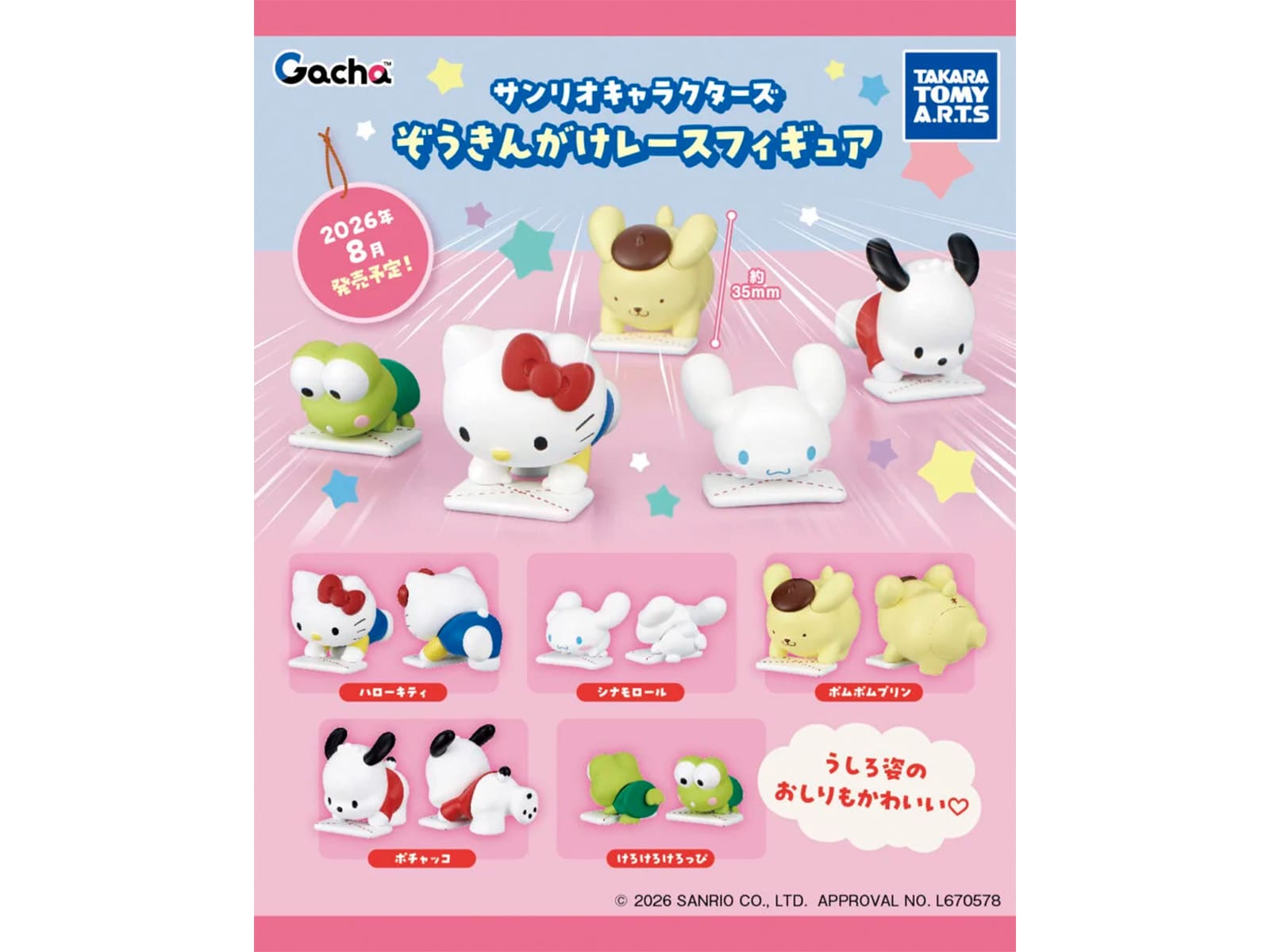 サンリオキャラクターズ ぞうきんがけレースフィギュア