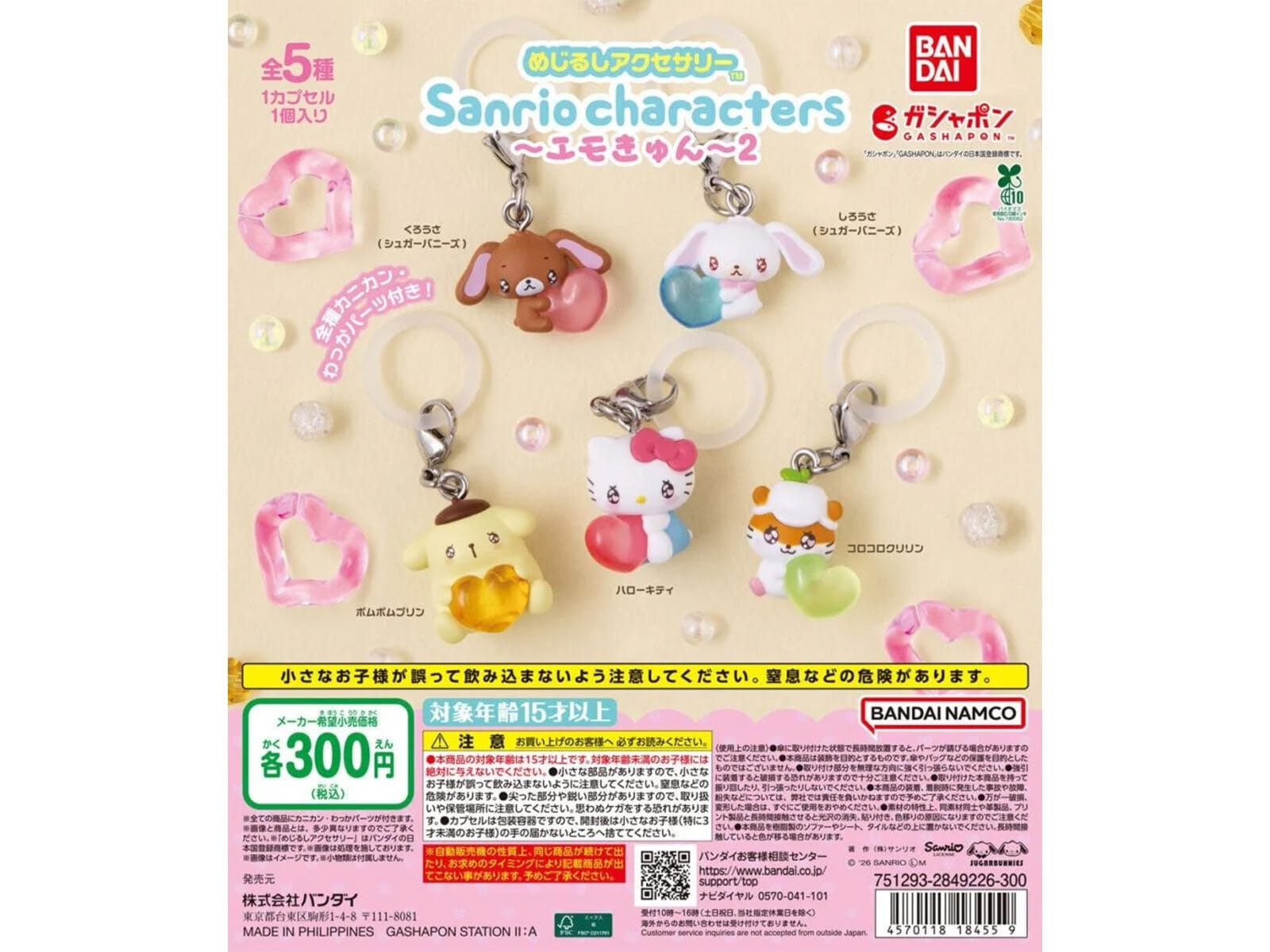 めじるしアクセサリー サンリオキャラクターズ～エモきゅん～2