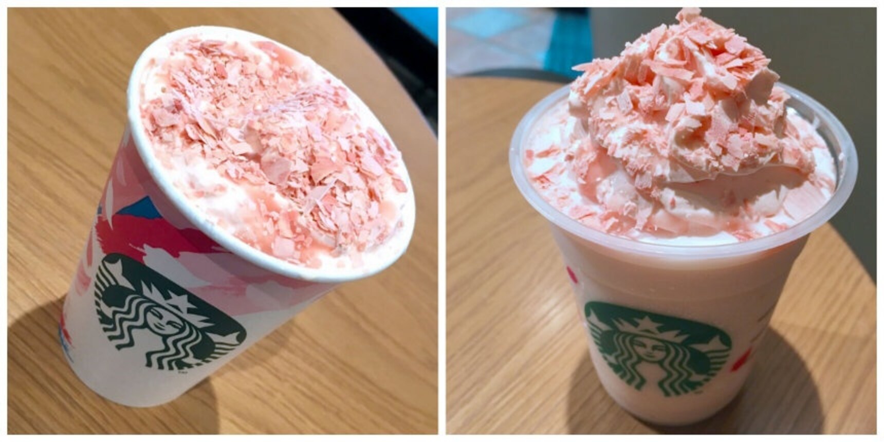 Limited-to-Japan Starbucks Latte & Frappuccino
