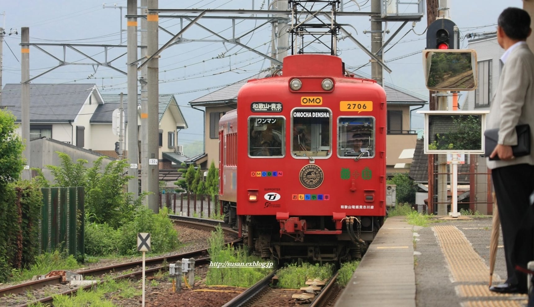 贵志川线大改造之一：草莓电车和玩具电车