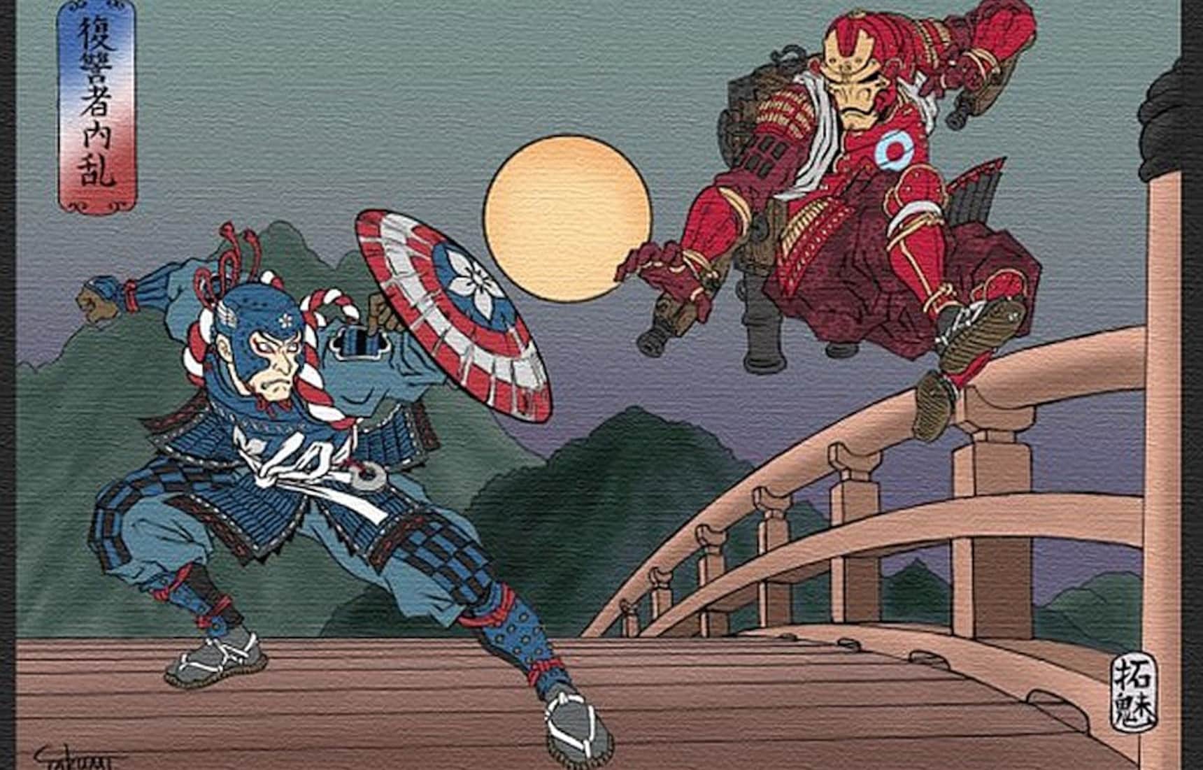 Captain America & Iron Man... Samurai?!