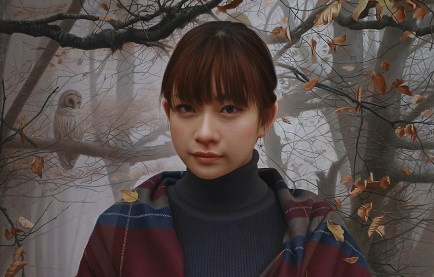 Japanese Painter Creates Photo-real Portraits | All About Japan