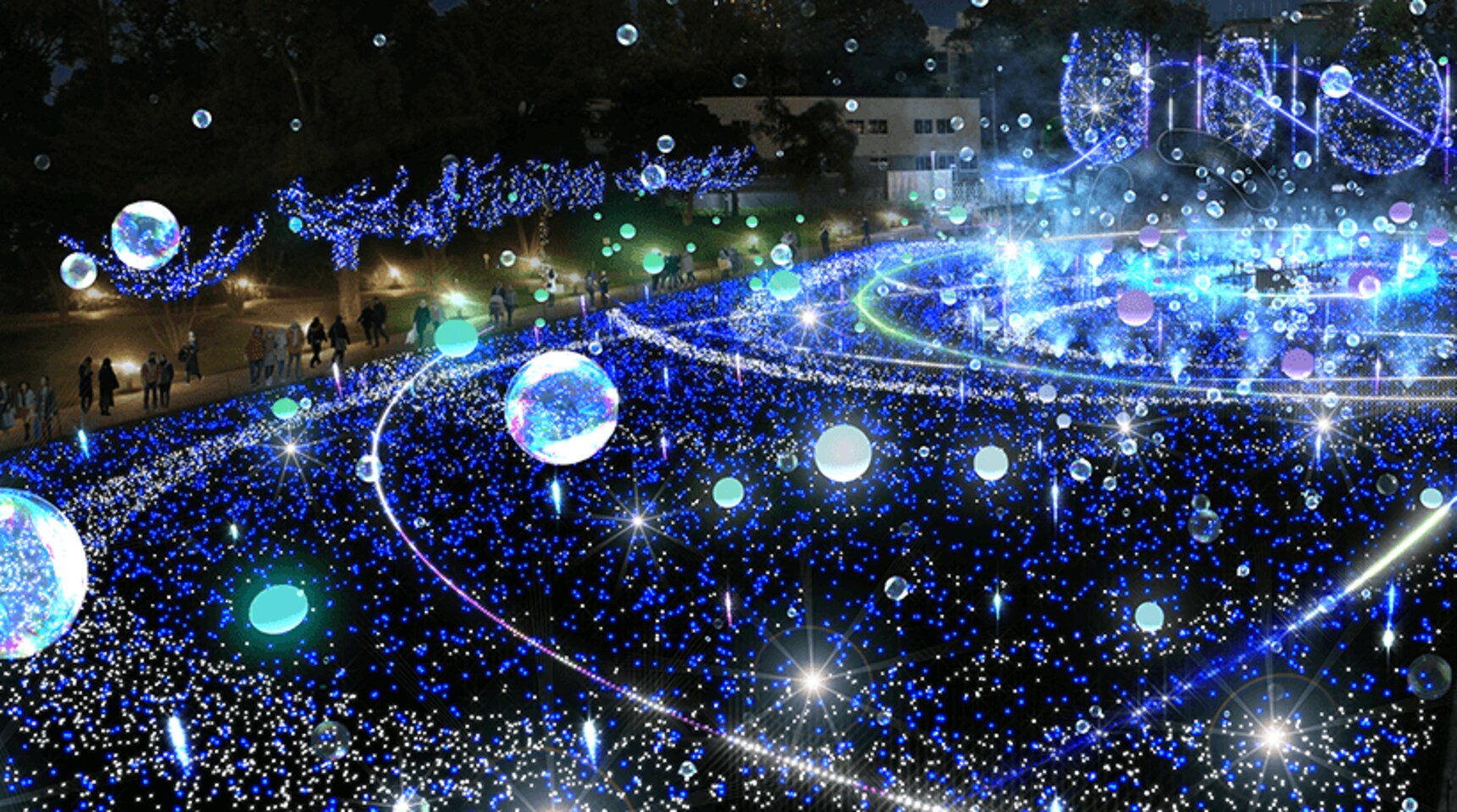ชมไฟประดับสวยงามราวกับดวงดาวที่ Tokyo Midtown