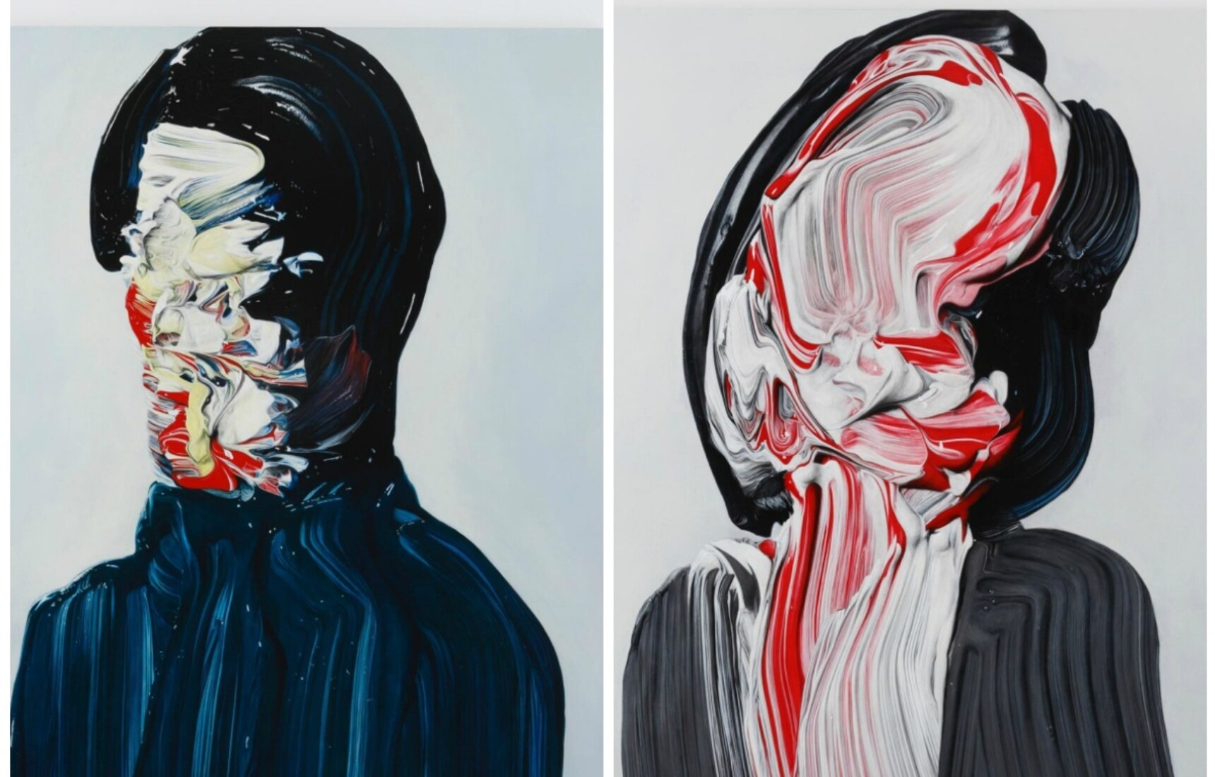 Eerie, Abstract Japanese Portraits