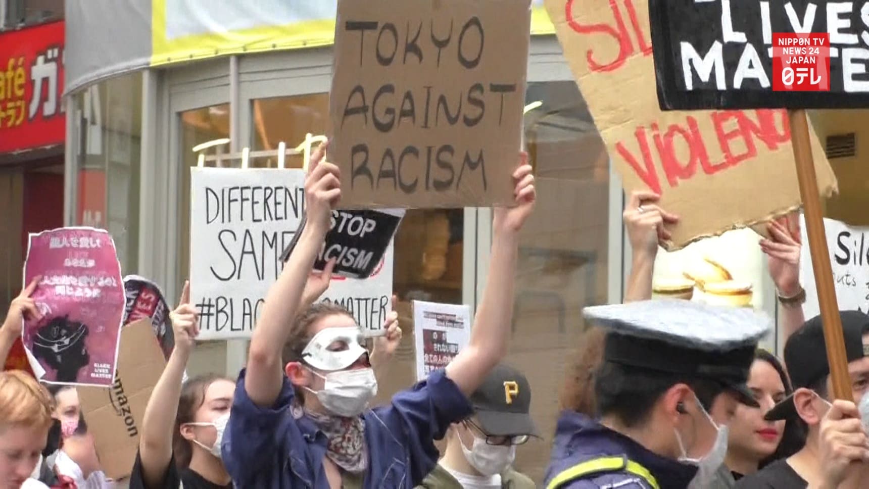Thousands of BLM Protestors Gather in Tokyo