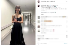 佐々木希、授賞式で胸元の開いた黒ドレス姿を披露！ 「おめでとう　素敵ですよ」「美しいです。大好きです」