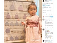 織田信成、2歳長女の顔出し写真に反響！ 「パパそっくり！」「めちゃくちゃ可愛らしいです」