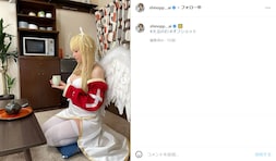 篠崎愛、『えるのわ！』のヒロインの胸元あらわなセクシーなコスプレ姿！ 「本当に天使が舞い降りた…」