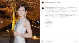 鈴木保奈美、美しいノースリーブのドレス姿を披露！ 「常々思いますが嘘みたいに美しいですね、、」