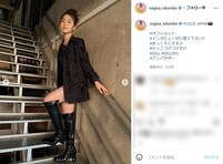 渋谷凪咲、絶対領域が美しいイケメンコーデを披露！ 「かっちょかわゆいっ」「色っぽいやんかぁ～」