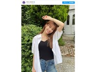 生見愛瑠、爽やか私服ショット公開に「センス抜群のめるる」「コーデ最強！！」の声