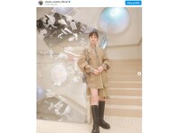 「安定のスタイルおばけ」前田敦子、Diorのミニスカコーデで美脚披露「変わらない！かわいいなー」