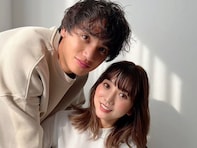 高城亜樹、美男美女な“顔出し”夫婦ショット公開！ 「めっちゃイケメンとめっちゃ美女！」