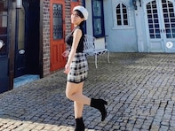 HKT48・田中美久、超ミニスカで美脚を披露！ 「スタイルが素晴らし過ぎる」
