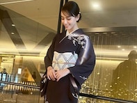 滝沢カレン、和服姿で友人の結婚式へ！ 「左手の薬指は、結婚指輪かな？」「本当に別格の美しさですね」