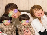 矢口真里、イケメン夫＆息子2人との家族ショット公開！ 「超可愛いお子ちゃま達」「双子ちゃんみたい！」