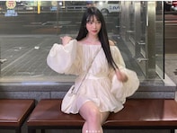 堀未央奈、韓国で美脚際立つミニ丈コーデを披露！ 「可愛いすぎて料理の情報が入ってこない」