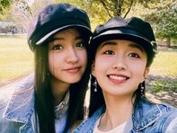Koki,、姉・Cocomiと“超レアな”おそろいコーデの公園デートショット披露！ おちゃめにおどける姿も