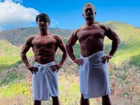 魔裟斗、44歳でも衰え知らずムキムキの肉体美！ 「笑っちゃうぐらいすげぇ」「これぞ本物の“体格ブラザーズ”」
