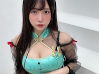 「すごいえっち」真島なおみ、美乳でパツパツのチャイナ風コスプレショット！ 「セクシーでかわいい」