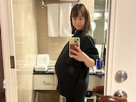 「間もなくですね」第3子妊娠中の福田萌、ぽっこりおなかを披露！ 「まん丸なお腹も素敵です！」