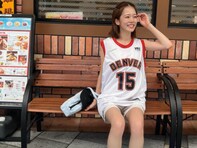 元「ボンビーガール」川口葵、美脚際立つバスケユニフォームコーデを披露！ 「スタイル抜群です」「むちゃ可愛い笑顔」
