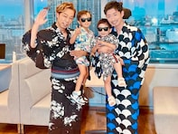 「オリメン最高」MAKIDAI、USA＆息子らとの「パパ同士」ショット！ レアな過去写真も公開