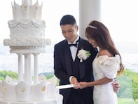 岡副麻希、結婚記念日にイケメン夫とのウエディングショットを公開！ 「ご主人さん優しそう」