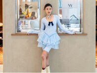 「人形さんみたい」山田優、ほっそり美脚際立つミニ丈コーデ披露！「可愛らしい」「妖精みたい」