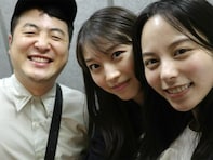 「ご夫婦の妹みたい」牧野真莉愛、元和牛・水田信二＆美人妻に挟まれたスリーショットを公開し反響！