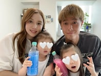 丸高愛実、夫・柿谷曜一朗＆娘たちとの家族ショット公開！ 同日公開のYouTube動画で第3子の性別も発表