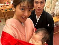 岡副麻希、イケメン夫＆子どもとの顔出し家族ショット！ 「ステキな家族」「娘ちゃん、かわいい！」