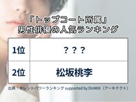 「トップコート所属」男性俳優の人気ランキング！ 2位「松坂桃李」、1位は？