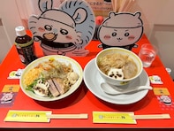 【期間限定】「ちいかわラーメン豚」が都内初上陸！ちいかわと同じ「ニンニクカラメ!!」で注文してみた