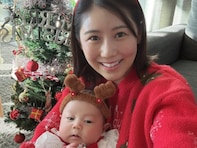 「けーちゃんにめっちゃ似てる！」西野未姫、娘との初めてのクリスマスショット公開！ 「すでにアイドル」