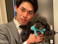 佐々木朗希の愛犬が登場！ 「かわいすぎる」「ドジャースは彼の犬とも契約したのだろうか？」