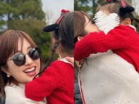 菊地亜美、“夫がいない日を狙って”娘とのディズニーショット披露！ 「こあみさんほんとに可愛すぎる」