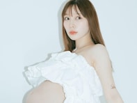 「こんな可愛いママおらん！」人気YouTuber、マタニティフォト公開「全然お顔とか太ってない！」