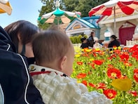 「親子ディズニーすてき」タナカガ、イケメン夫&娘との初ディズニーを満喫！ 「幸せ家族」