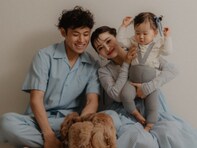 「超絶にかわいい」元テラハメンバー、サッカー選手の夫&娘との家族ショット公開！ 「とってもすてき」