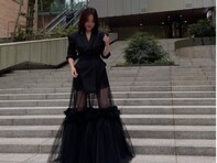 新婚の筧美和子、シースルードレスから美脚を披露しファン歓喜！ 「ご結婚されて色気がマシマシ」