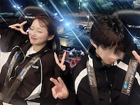 「弟と空中レストラン行ってきた」希空、弟との仲良しツーショット公開！ 美脚際立つミニスカ姿も