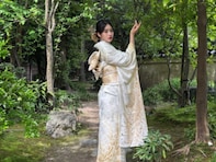 「横顔の美しさは世界一」藤岡弘、の次女・天翔天音、美し過ぎる着物ショット披露！ 「美人」「華やか」