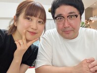 マヂラブ村上の美人妻、“3回目の結婚記念日”ラブラブショット公開「七夕結婚記念日って素敵！！！」