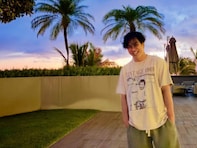 北村一輝、頭からヤシの木＆“ベイビー北村Tシャツ”姿のイケメンショット「ポケモンのフシギダネを思い出した」